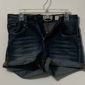 Indigo Rein Discolored Jean shorts